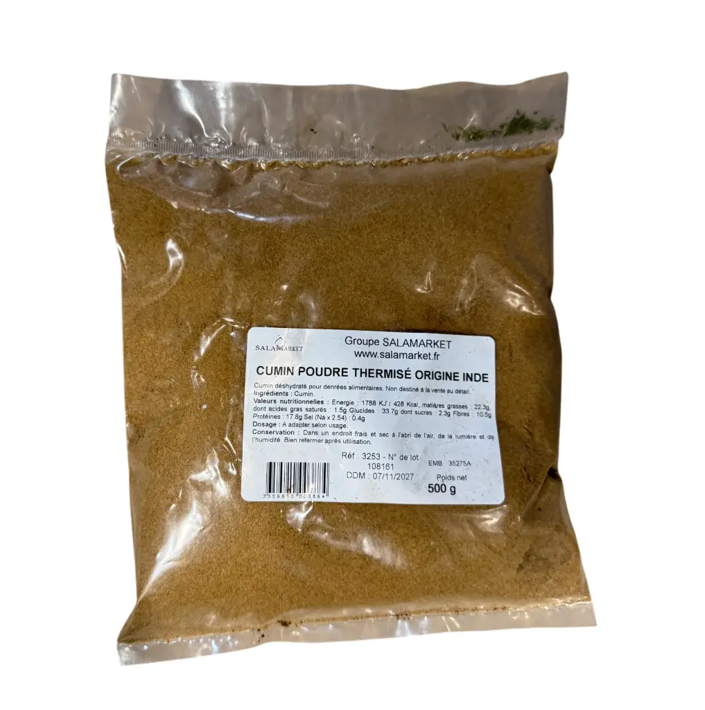 CUMIN POUDRE THERMISE SALAMARKET 500G {C20}