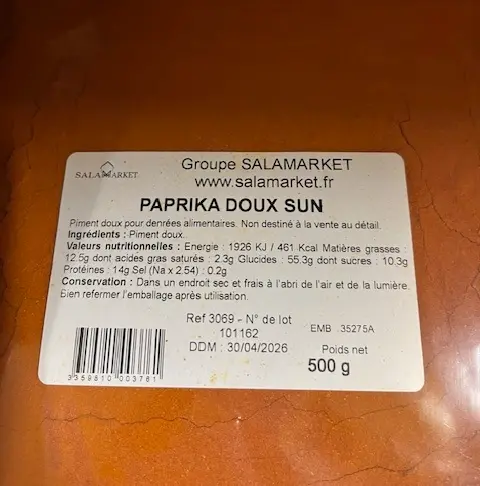 PAPRIKA DOUX SUN 500G SALAMARKET {C20}