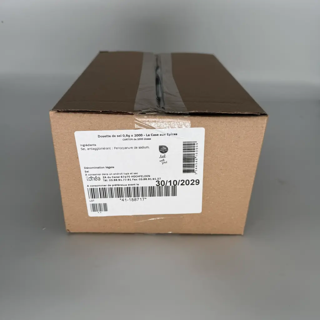 SEL FIN EN SACHETS 8G X2000