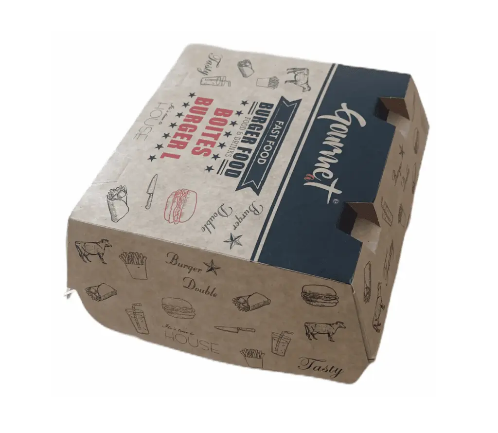 BOX BURGER L "GOURMET" X100