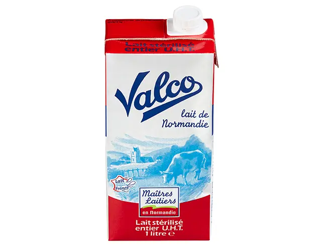 LAIT ENTIER 1L X6 VALCO