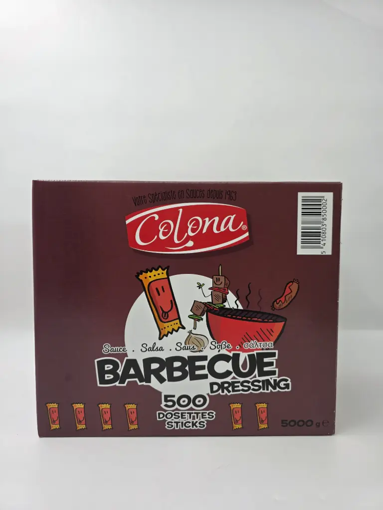 SAUCE BARBECUE STICK COLONA 10ML X500