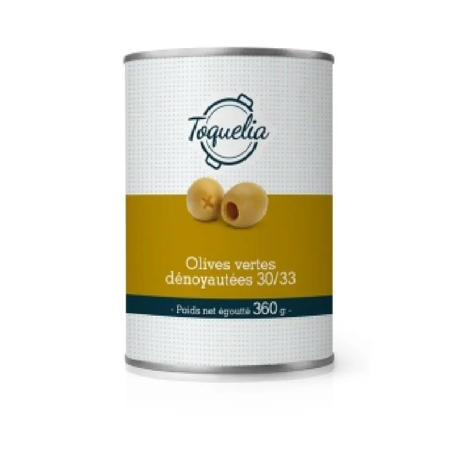 OLIVE VERTE DN 30-33 BTE 4/4 TOQUELLIA 360G ( CARTON X6 )