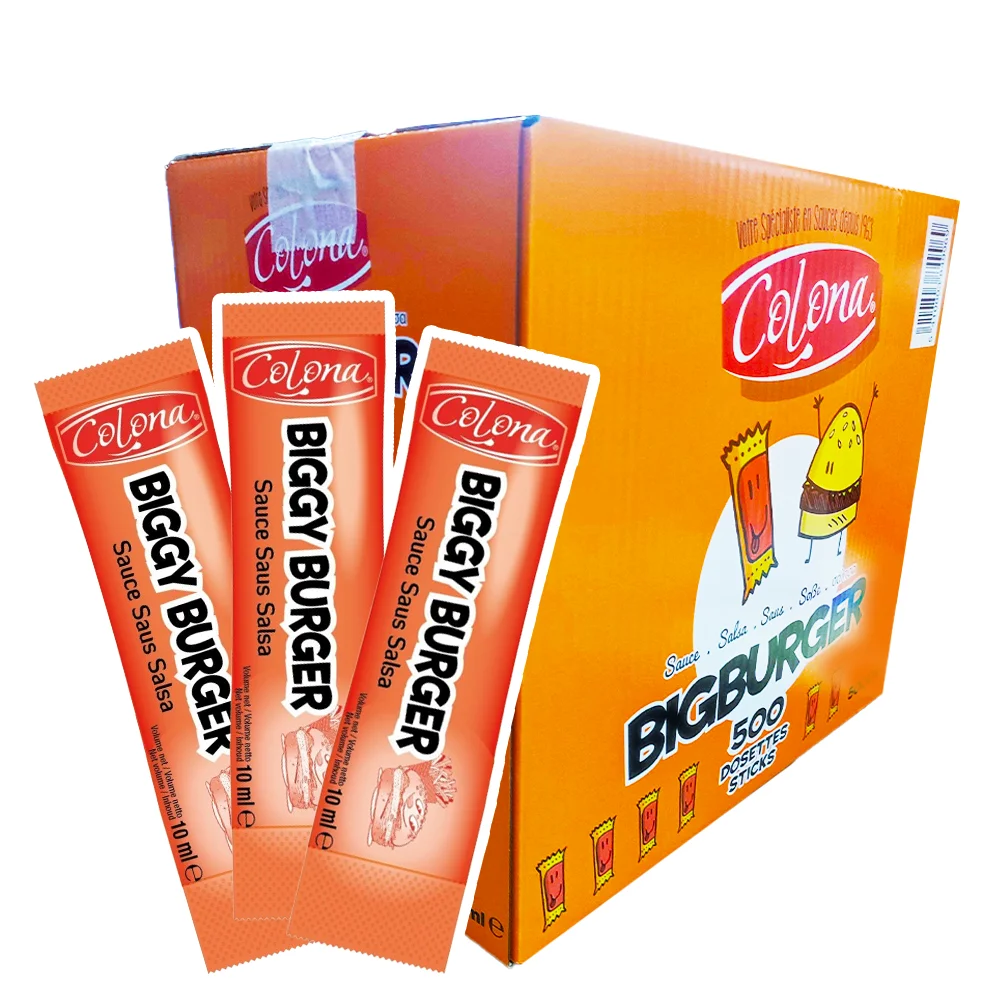 SAUCE BIGBURGER STICK COLONA 10ML X500