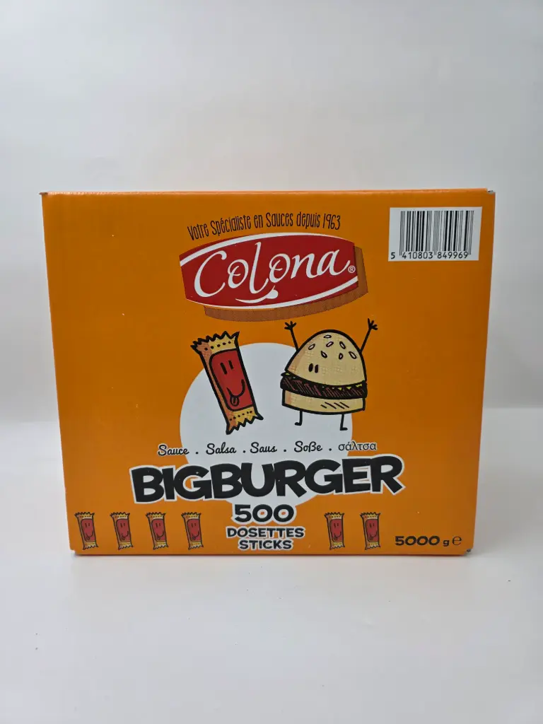 SAUCE BIGBURGER STICK COLONA 10ML X500