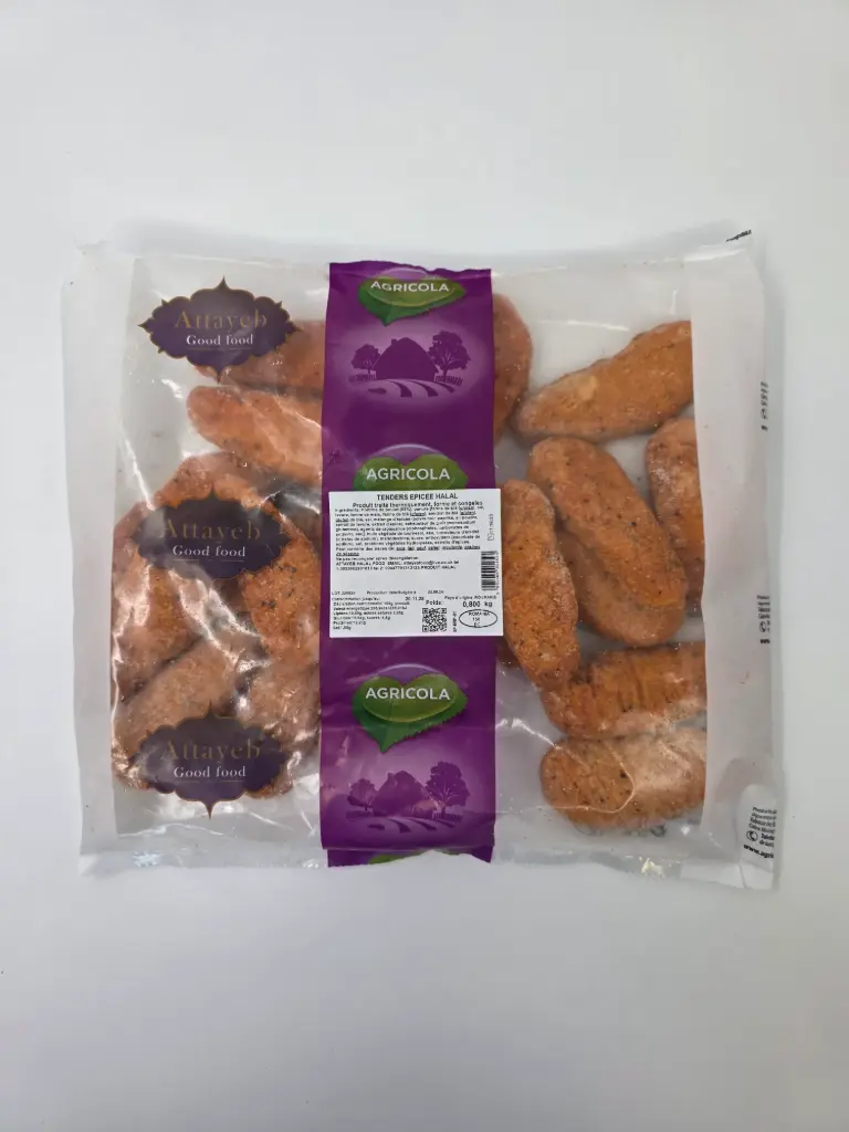 TENDERS ÉPICÉE HALAL 800G AGRICOLA {C13}