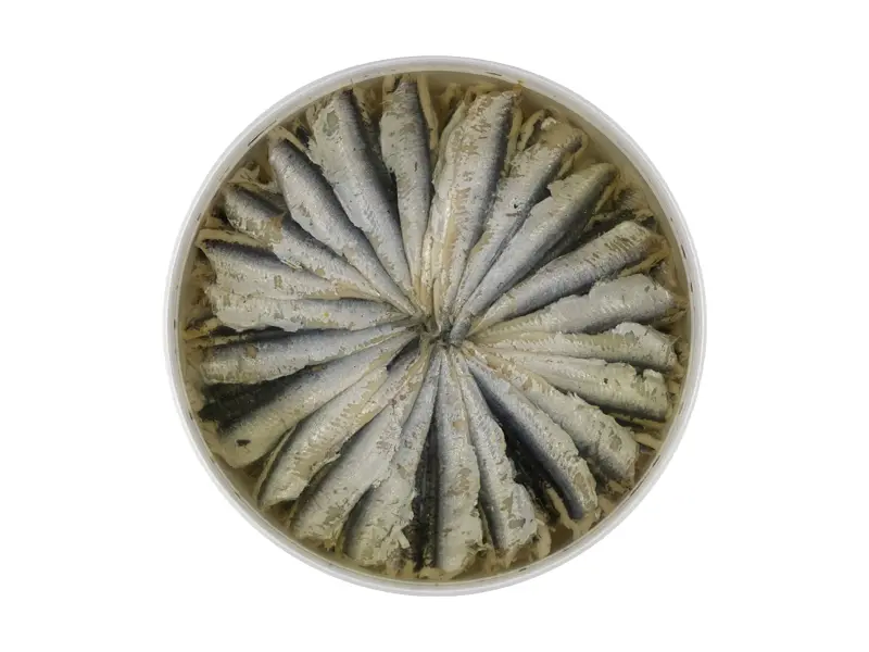 FILETS D'ANCHOIS MARINES A L'HUILE 700G