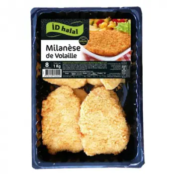 MILANESE DE VOLAILLE 1KG ID HALAL