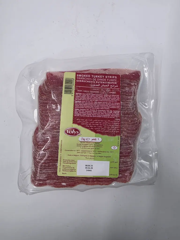 TRANCHES DE BACON DINDE AU KG VOLYS