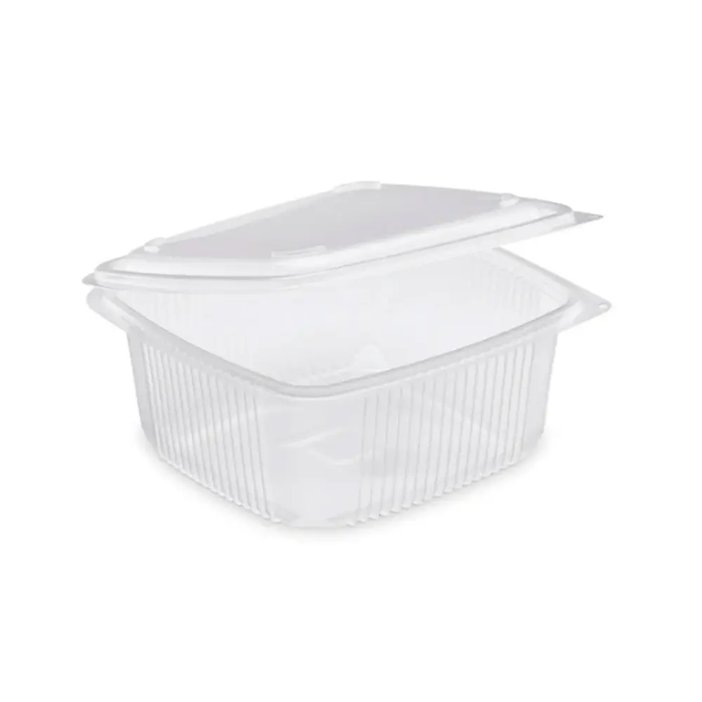 BARQUETTE PLASTIQUE COUVERCLE CHARNIERE 375CC X50 ONDIPACK