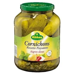 CORNICHONS AIGRE DOUX 2.45KG KUHNE