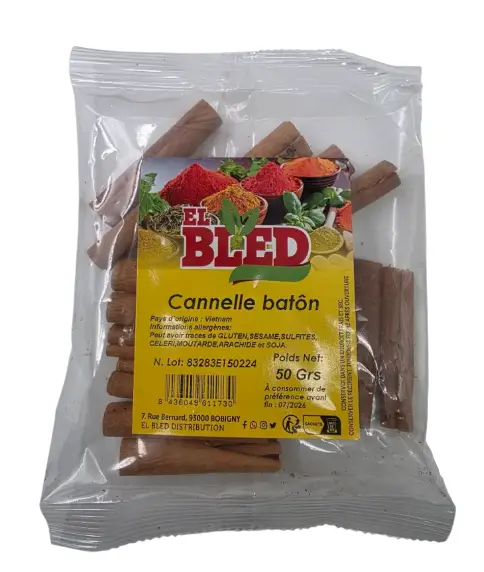 CANNELLE EN BATON 100G EPICIER DU MONDE