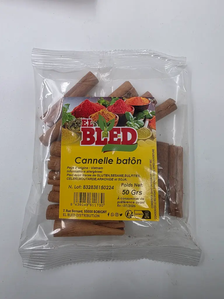 CANNELLE EN BATON 100G EPICIER DU MONDE