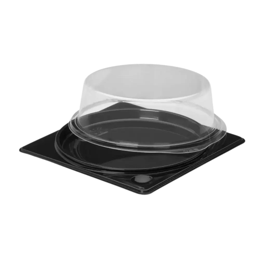 BOITE A DESSERT RONDE FOND NOIR X30