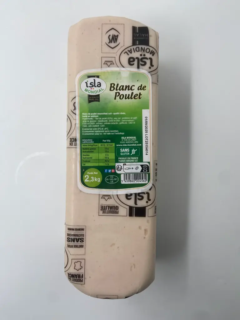 BLANC DE POULET AVS 2.3KG ISLA MONDIAL