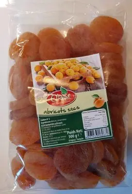 ABRICOTS SECS CALIBRE N°2 O'RÉGAL 500GR