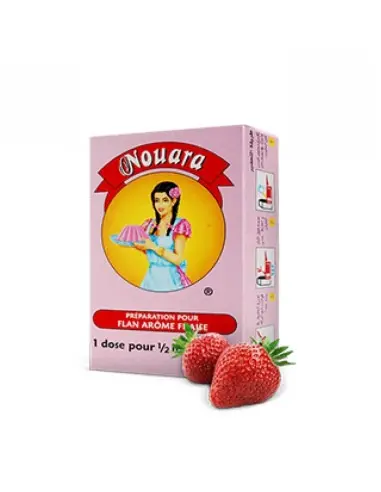 FLAN FRAISE 50G NOUARA {24}