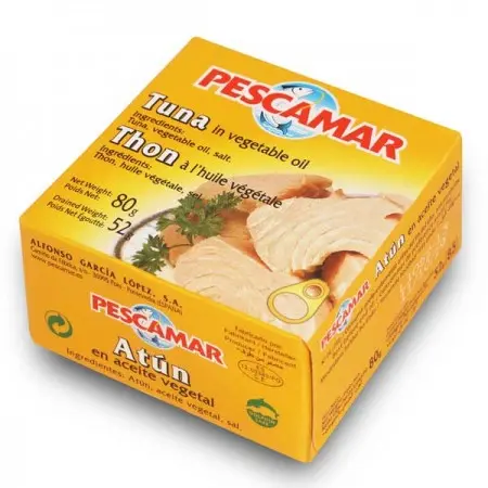 THON A L'HUILE 80G PESCARMAR {C100}