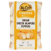 JALAPENOS CHEDDAR PEPPERS MCCAIN 1KG {C6}