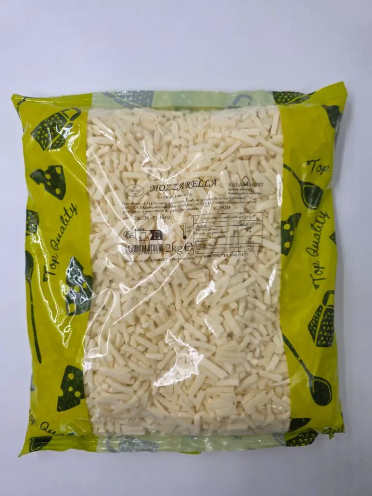 MOZZARELLA LANIERES 100% 40+ M.G 2KG SALAMARKET {C6}