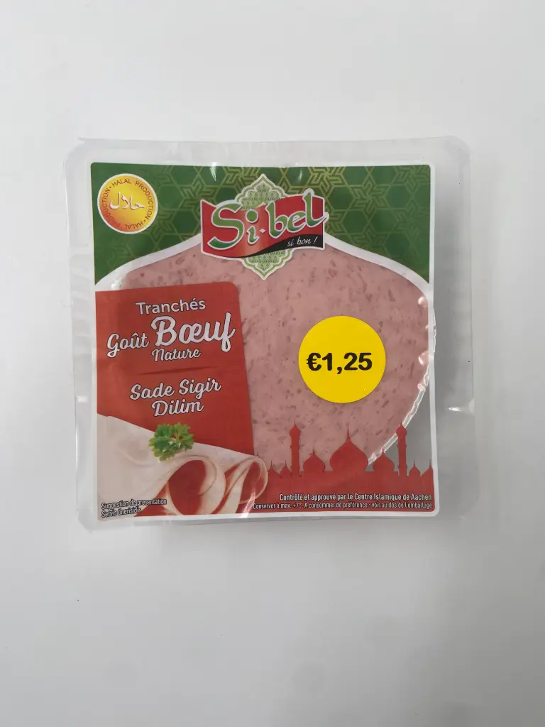TRANCHES BOEUF NATURE SIBEL 200 {C12}