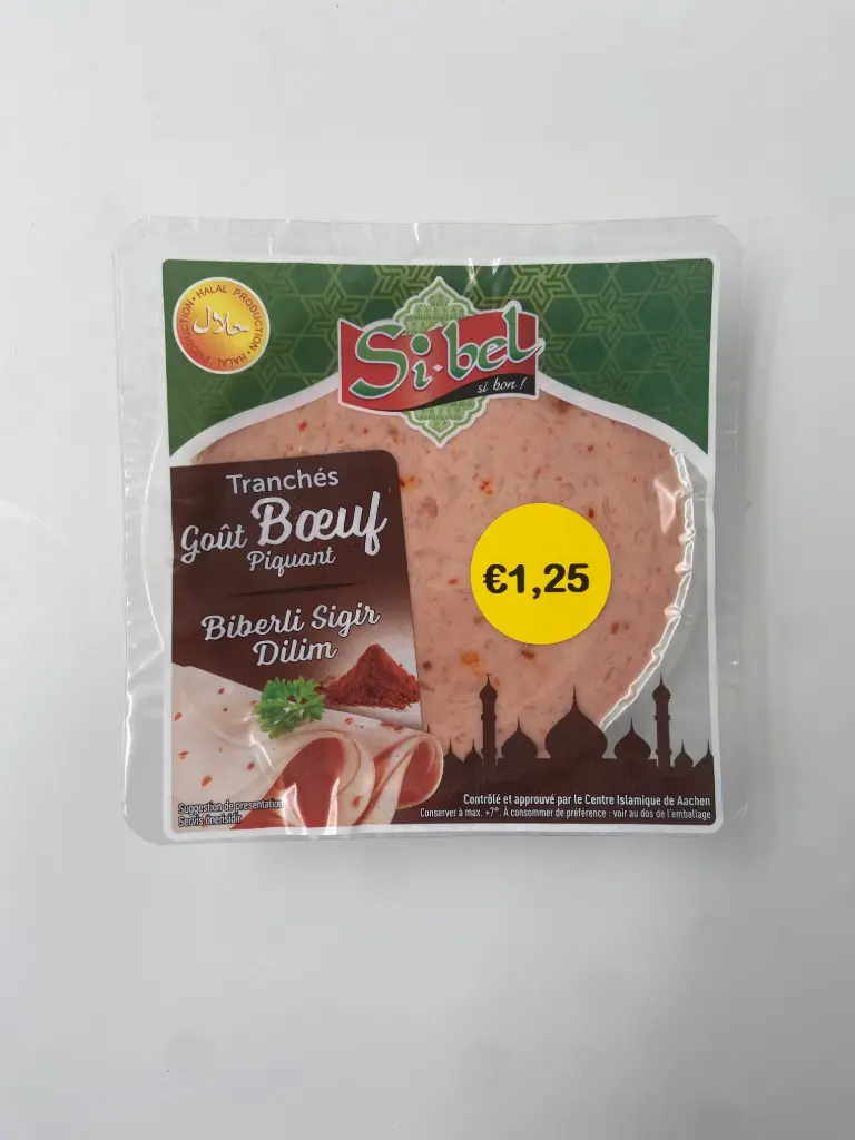 TRANCHE DE BOEUF EPICE SIBEL 150G {C12}