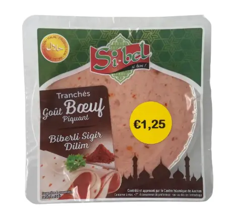 TRANCHE DE BOEUF EPICE SIBEL 150G {C16}