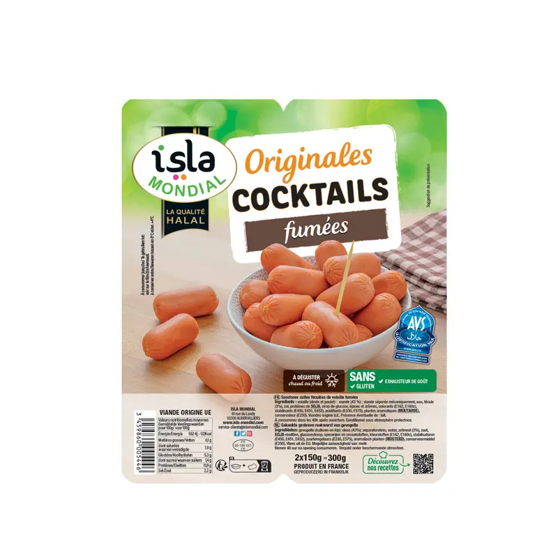 ORIGINALES COCKTAILS POULET AVS 300G ISLA MONDIAL