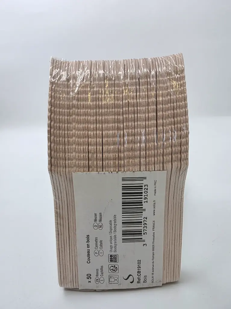 Couteau en bois 165mm x50 SOLIA