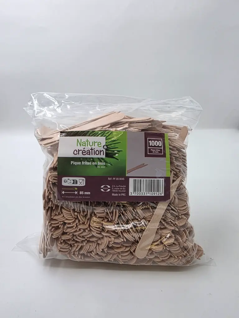 PIQUE FRITES BOIS (9,5cm) X1000