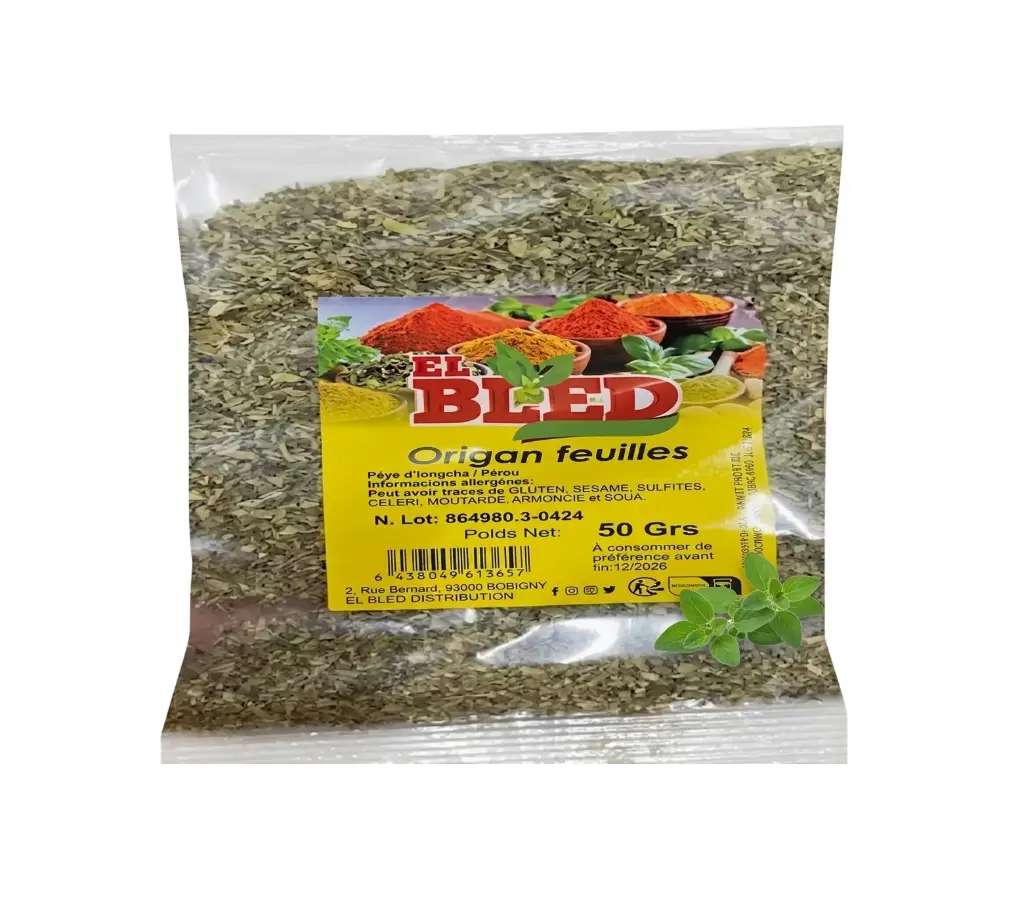ORIGAN FEUILLES 50G EL BLED 10 X 50G