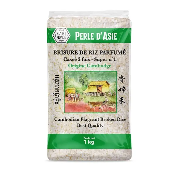BRISURE DE RIZ PARFUME CASSE 2F 1KG RIZ DU MONDE {C10}
