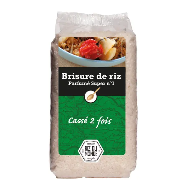 BRISURE DE RIZ PARFUME CASSE 2F 1KG*10 RIZ DU MONDE