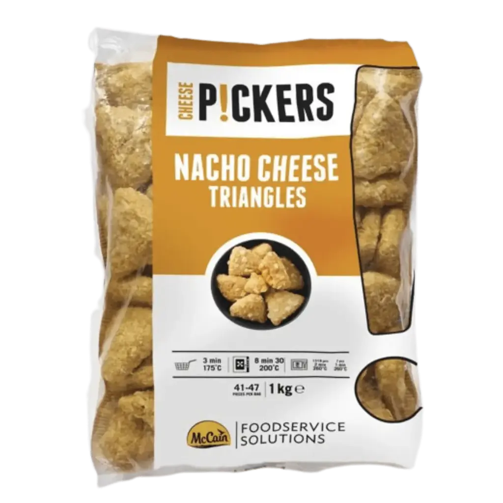 NACHO CHEESE TRIANGLE MCCAIN 1KG {C6}