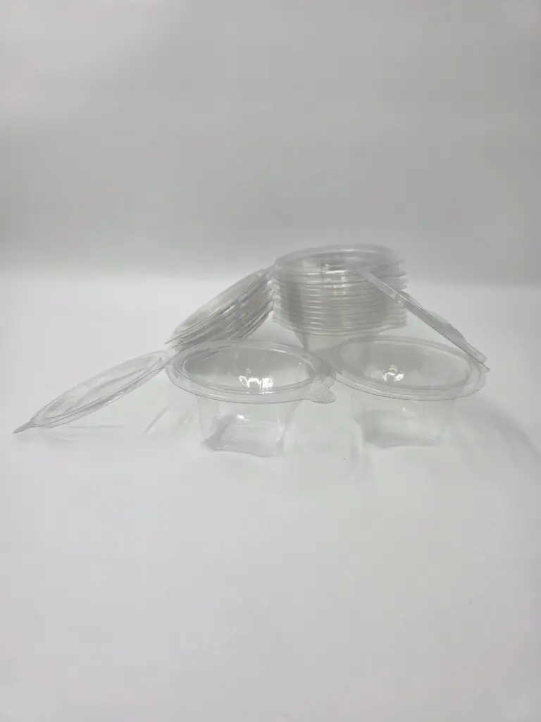 BARQUETTE SALADE 250ML + COUVERCLE CHARNIERE X50