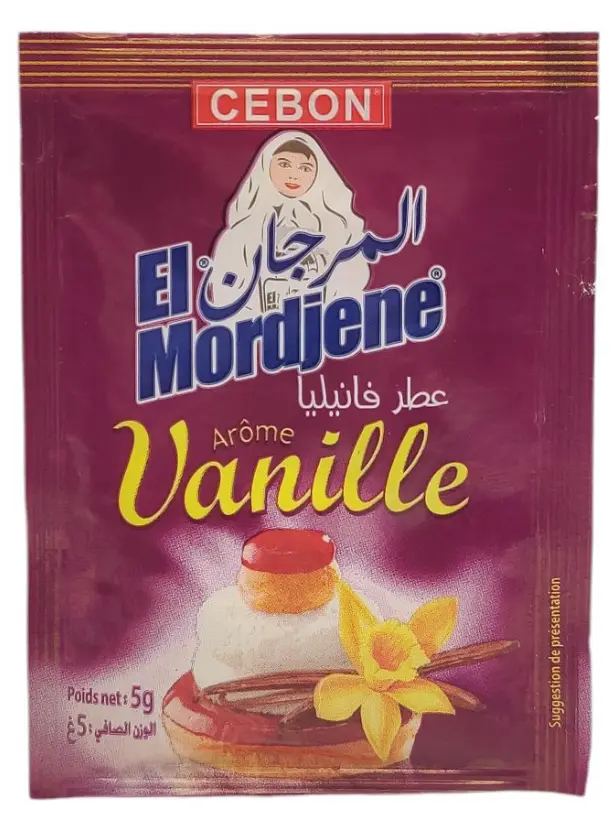 AROME SUCRE VANILLE EL MORDJENE 5G X100 X4