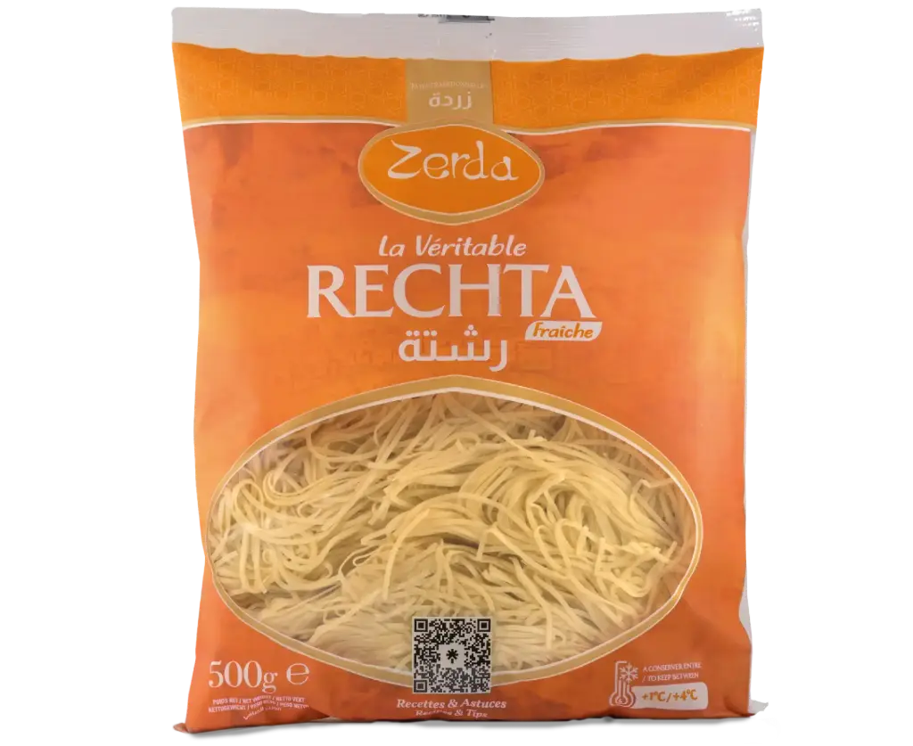 RECHTA PATES FRAICHES ZERDA 500G {C10}