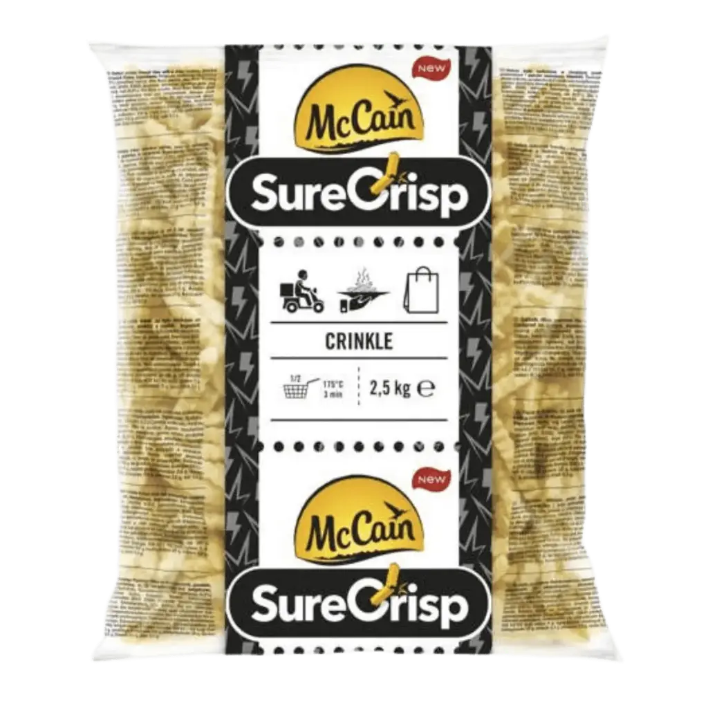 FRITES CRINKLE SURECRISP MCCAIN {2,5KGX4}