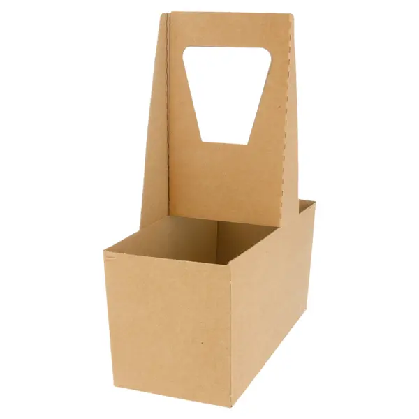 PORTE GOBELET 2 PLACES 300G 18X8X24CM X20 {C10}