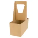 PORTE GOBELET 2 PLACES 300G 18X8X24CM X20 {C10}