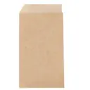 PAPIER INGRAISSABLE MARRON OUVERT 2 COTES "CREPES & TACOS" 13X22CM X50 {C10}
