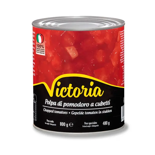 TOMATE CONCASSEES CUBES 800g VICTORIA