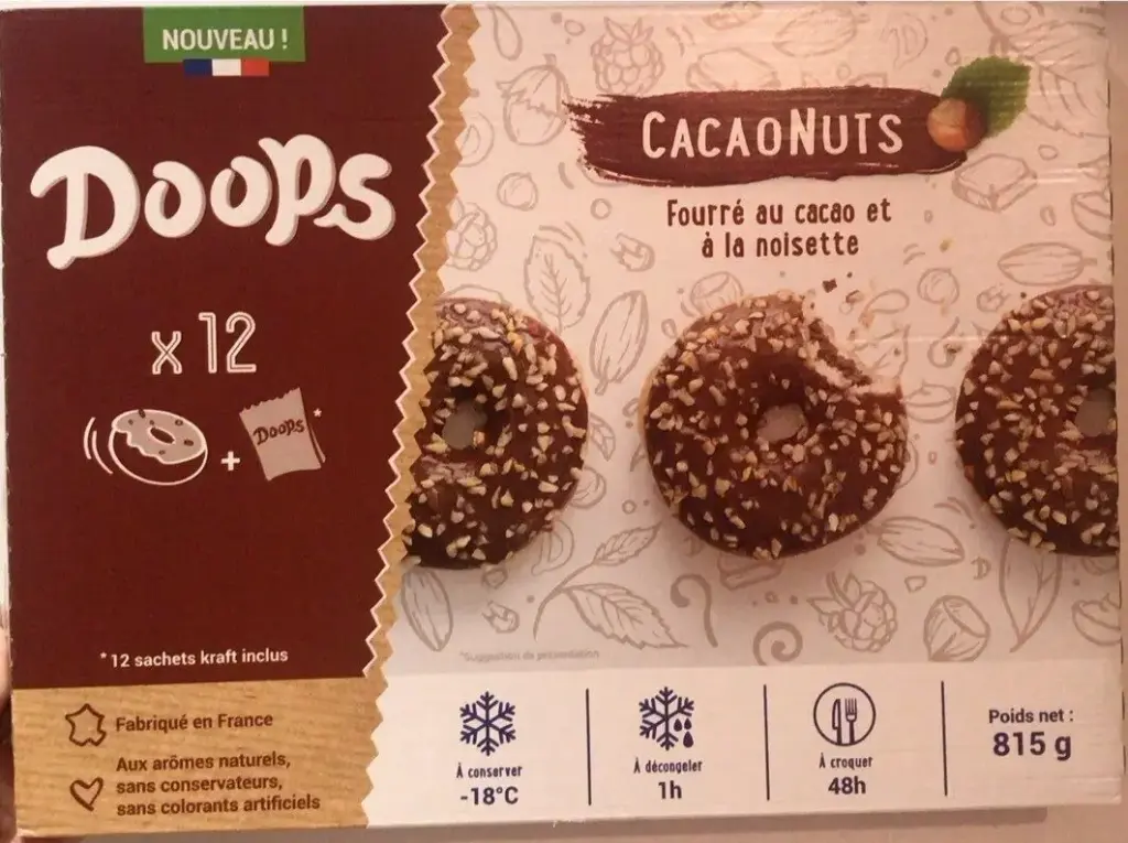 DONUT'S DOOPS CACAONUTS X12
