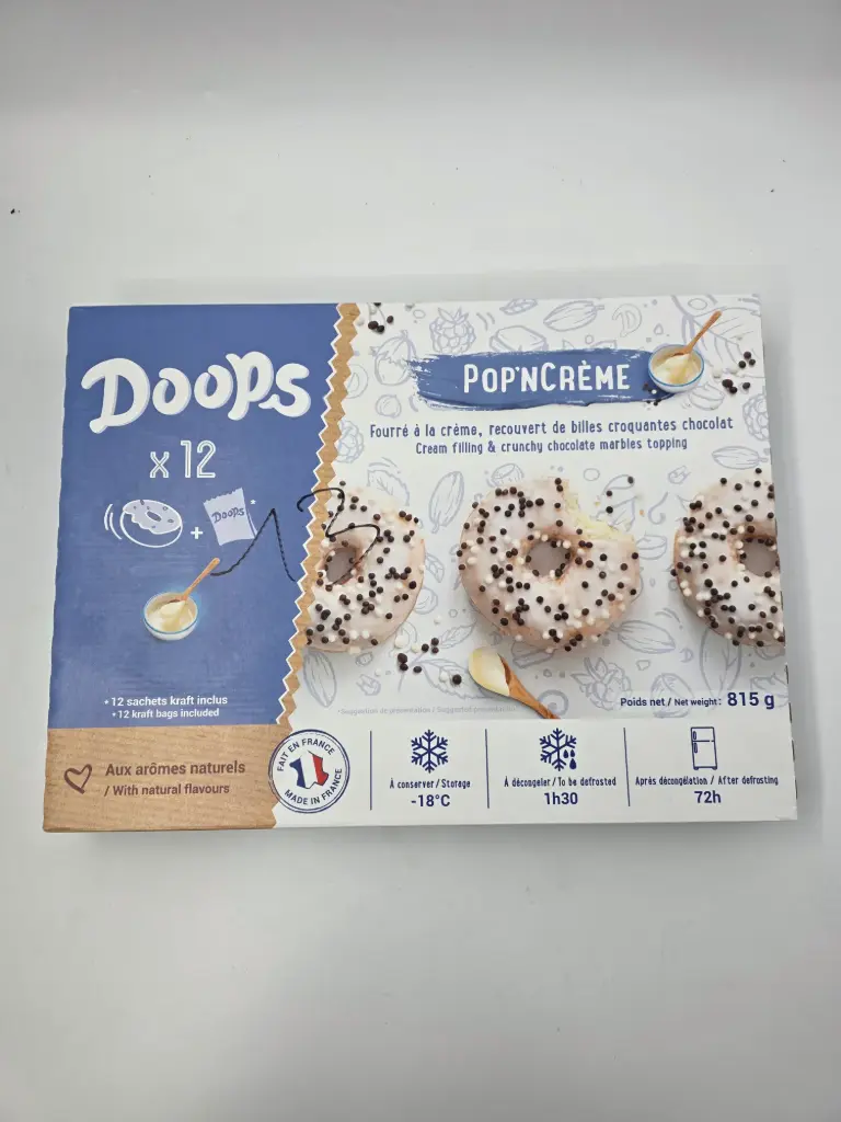 DONUT'S DOOPS POP' N CREME X12