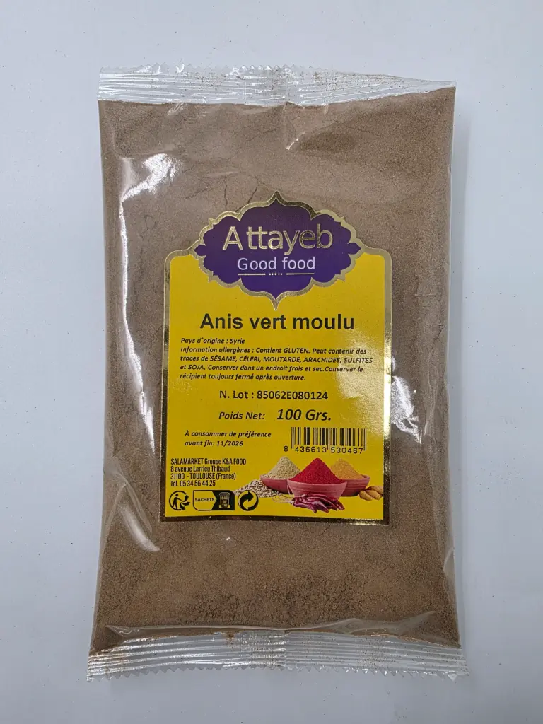 ANIS VERT MOULU 100GR ATTAYEB
