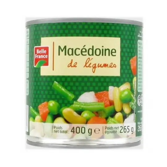 MACEDOINE DE LEGUMES 1/2 BELLE FRANCE