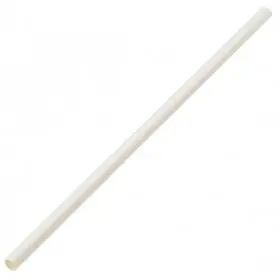 PAILLE PAPIER BLANCHE 200MM DAIM 6MM X150 NATURE&CREATION 