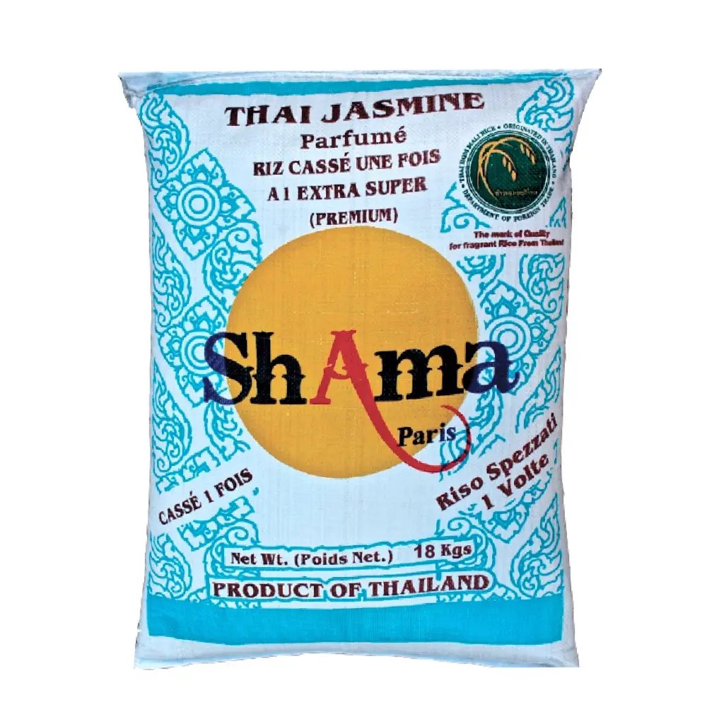 RIZ THAI JASMINE Cassé 1 fois 18KG SHAMA