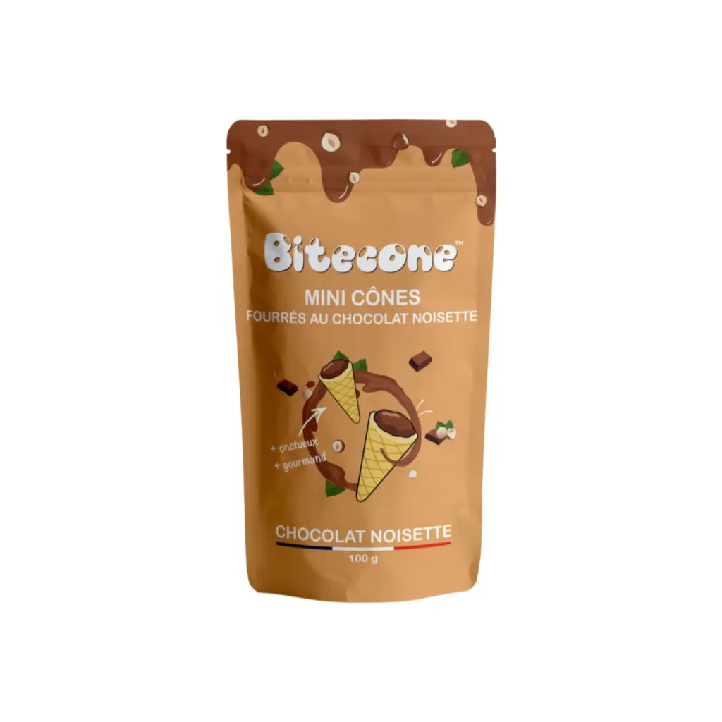 BITECONE CHOCOLAT NOISETTE 100G