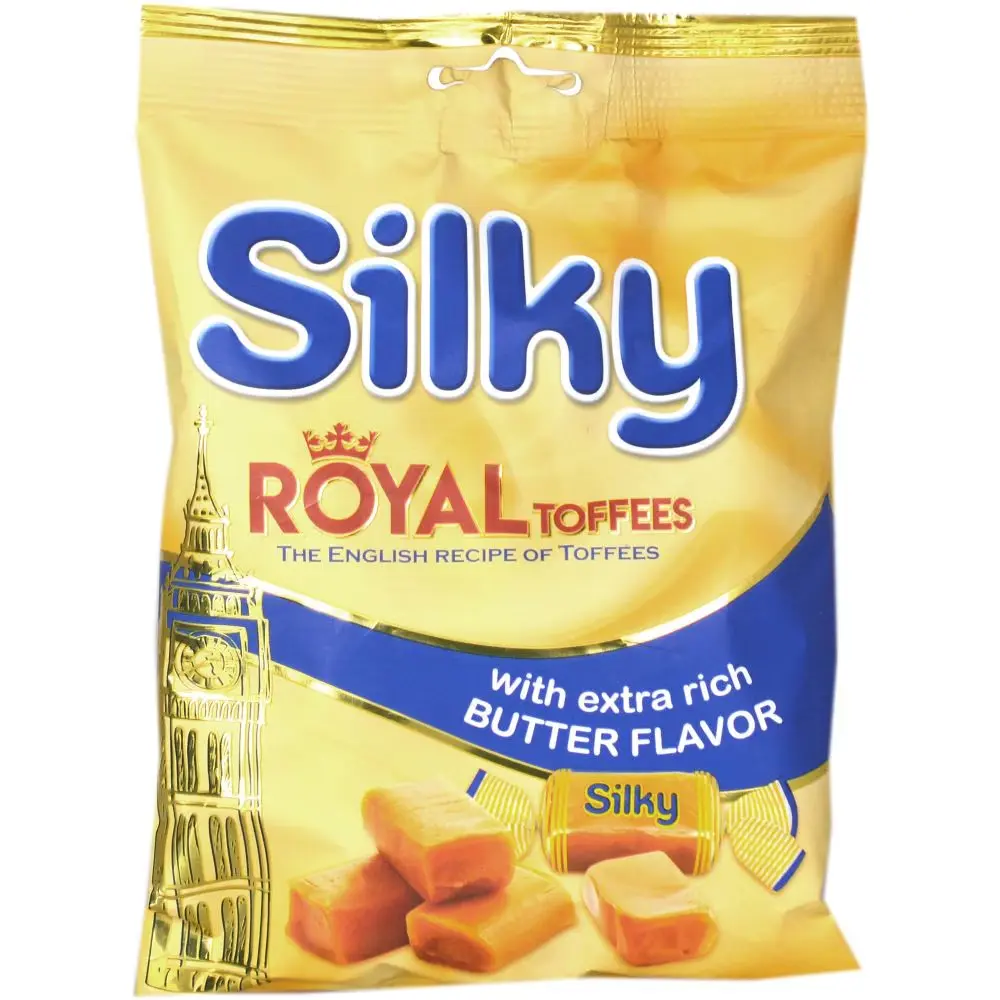 CARAMELS ROYAL TOFFEES WITH EXTRA RICH BUTTER FLAVOR 175G SILKY